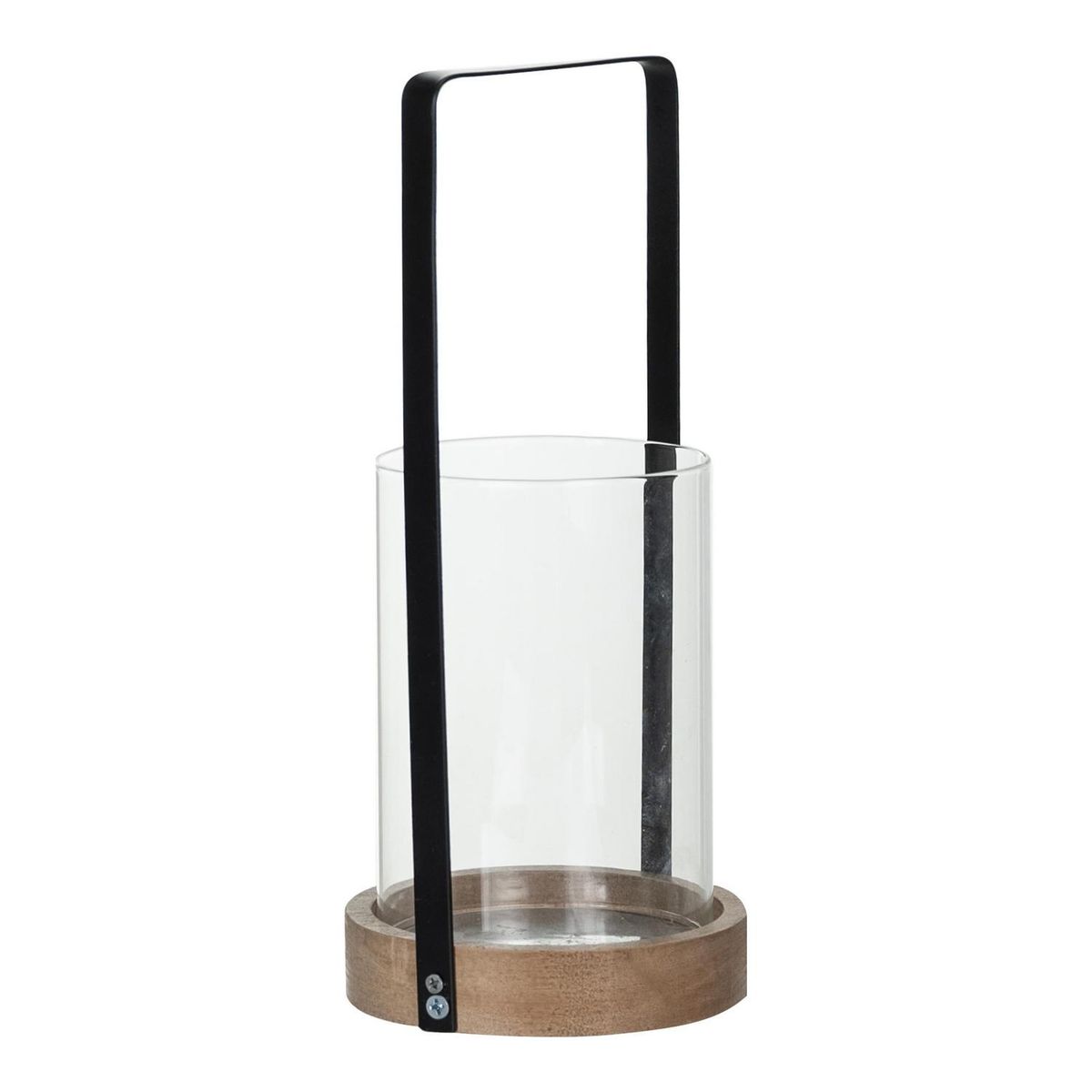 JUST HOME COLLECTION - Portavela largo 28 cm vidrio