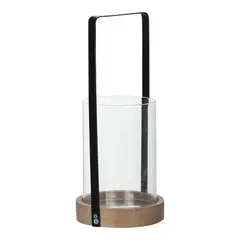 JUST HOME COLLECTION - Portavela largo 28 cm vidrio