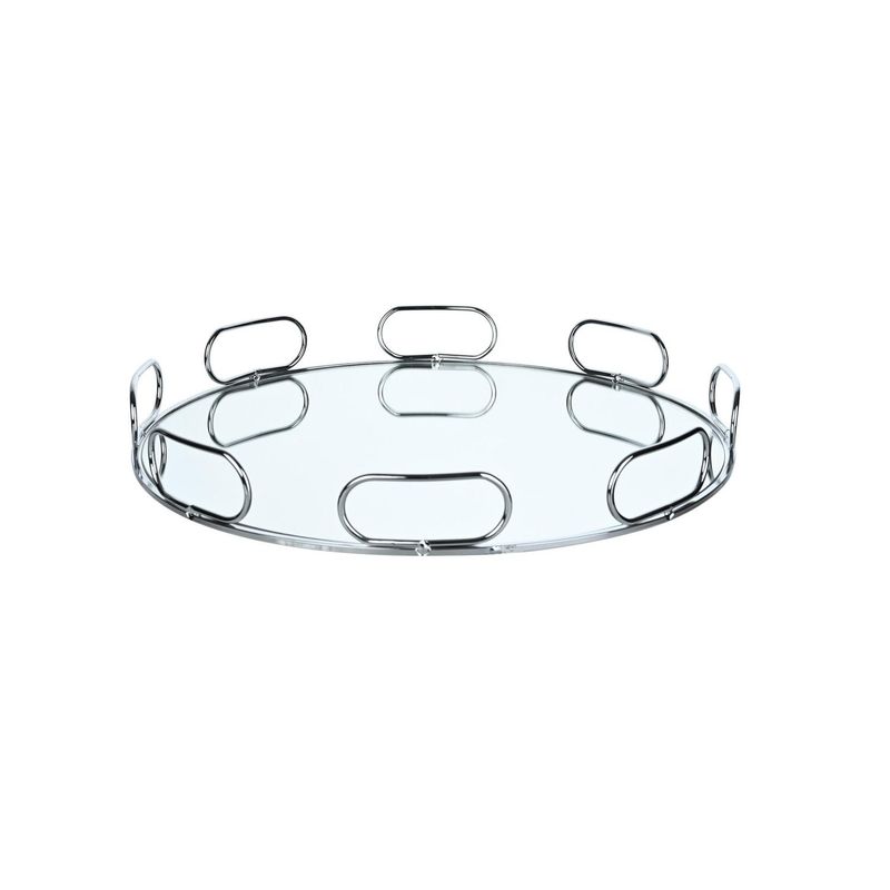 JUST HOME COLLECTION - Base de vidrio redondo 35 cm