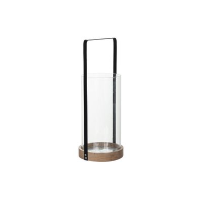 Portavela largo 35 cm vidrio
