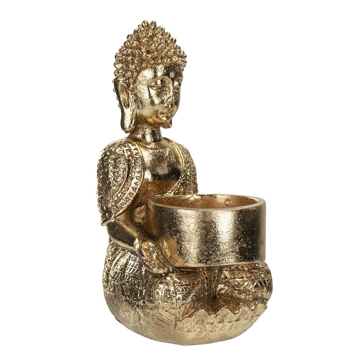 JUST HOME COLLECTION - Buda Meditando dorado 14,5 cm