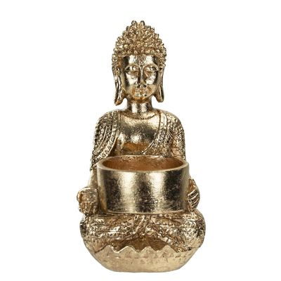 Imagen 2 del producto Buda Meditando Dorado 14.5x9 cm