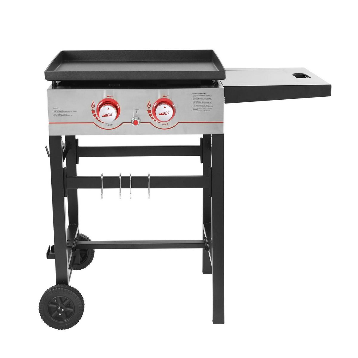 MR BEEF - Plancha a gas 2 quemadores