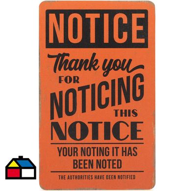 Cuadro notice wood