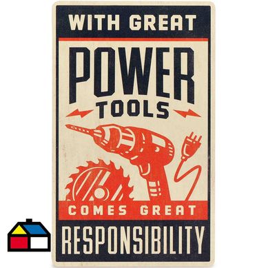 Cuadro madera power tools