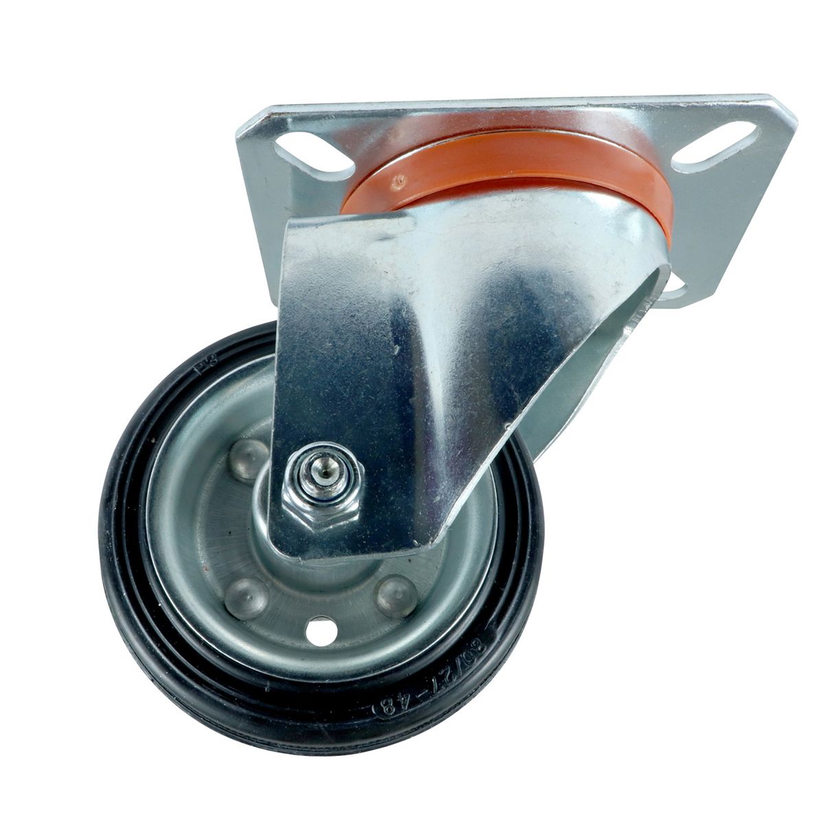 FIXSER - Rueda giratoria goma 100kg