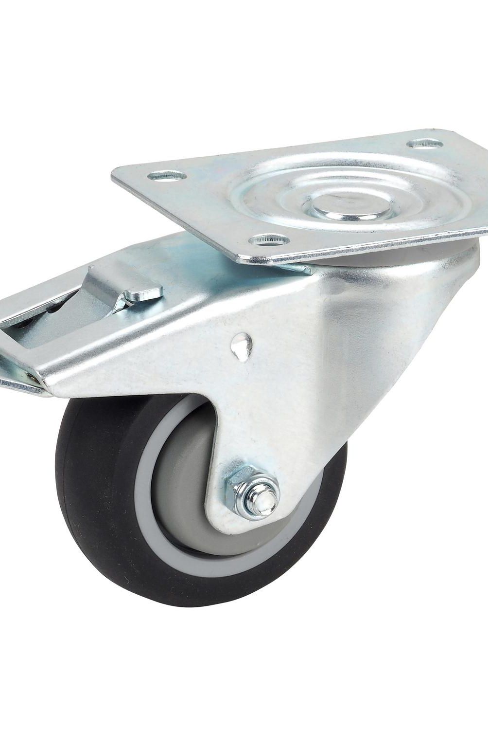 FIXSER - Rueda giratoria con freno 100 kg