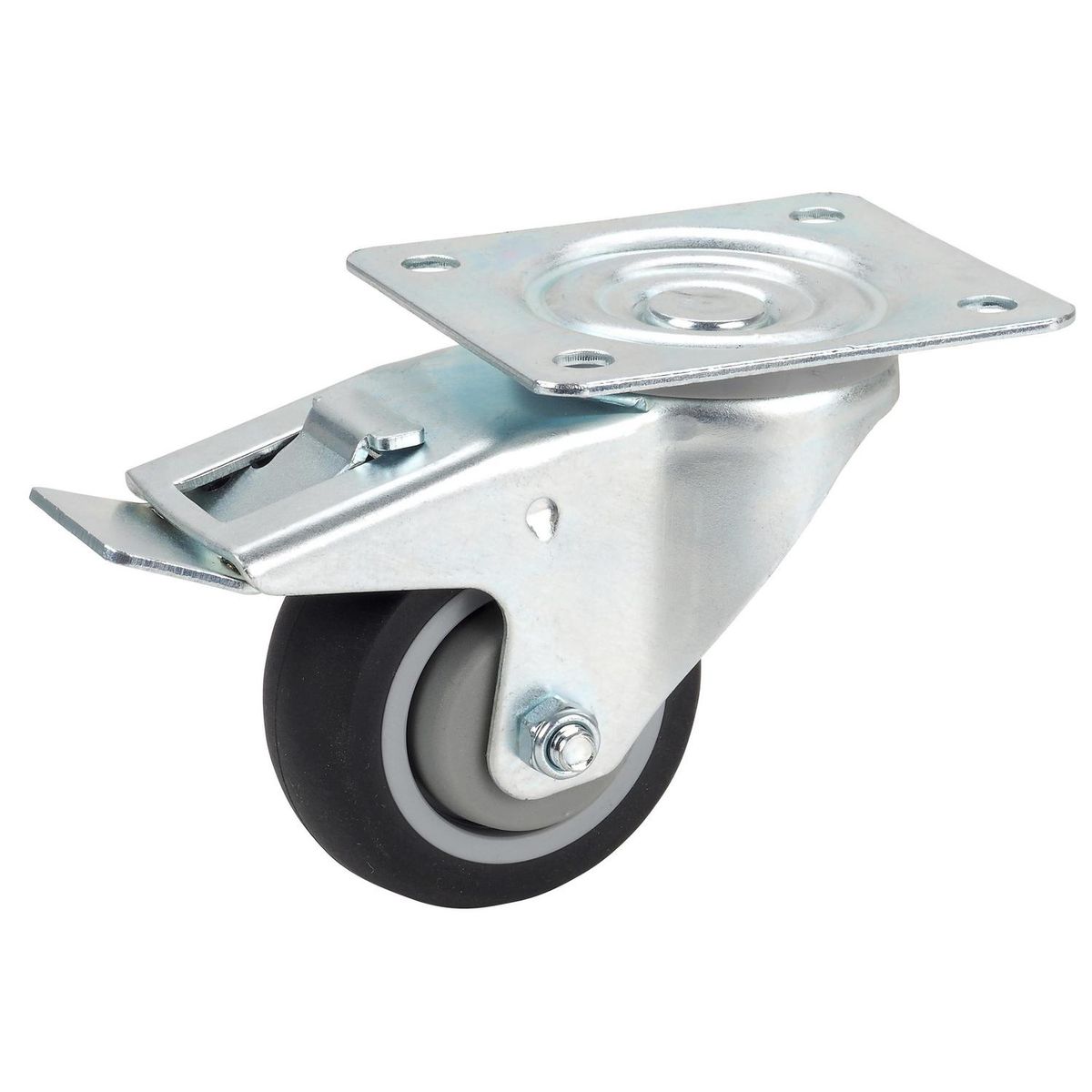 FIXSER - Rueda giratoria con freno 100 kg