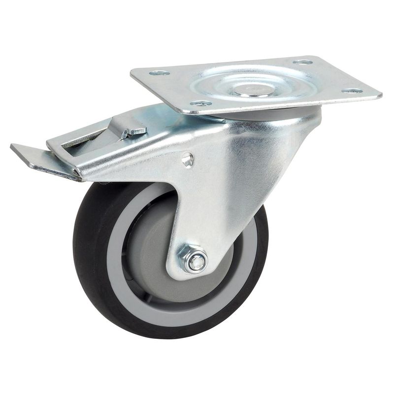FIXSER - Rueda giratoria con freno 150 kg