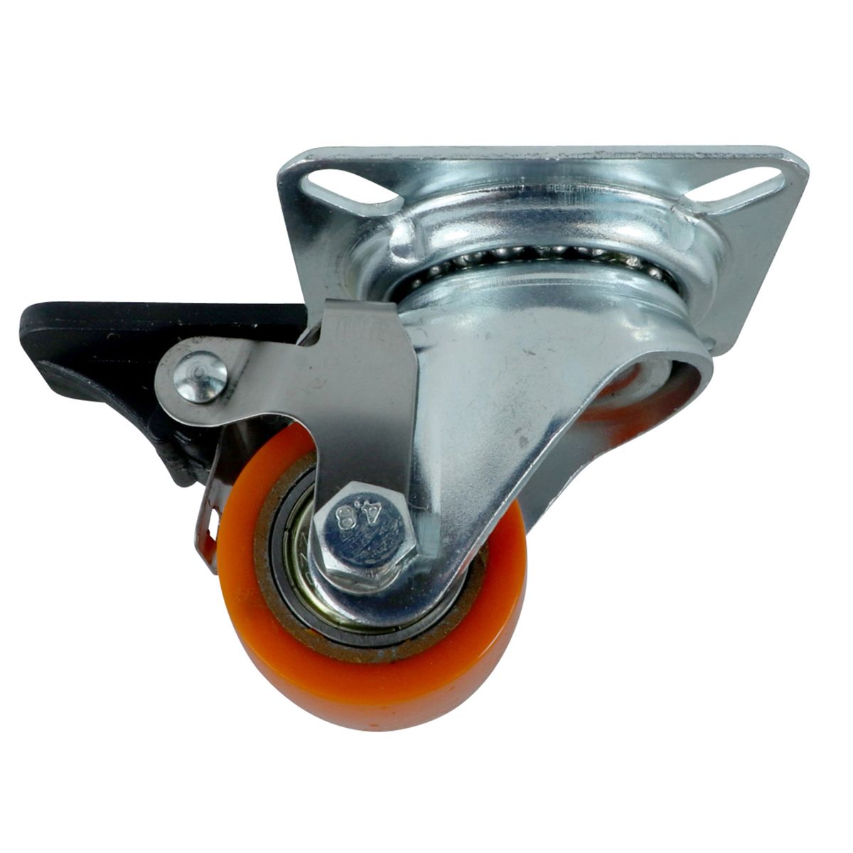 FIXSER - Rueda giratoria con freno pu 100kg