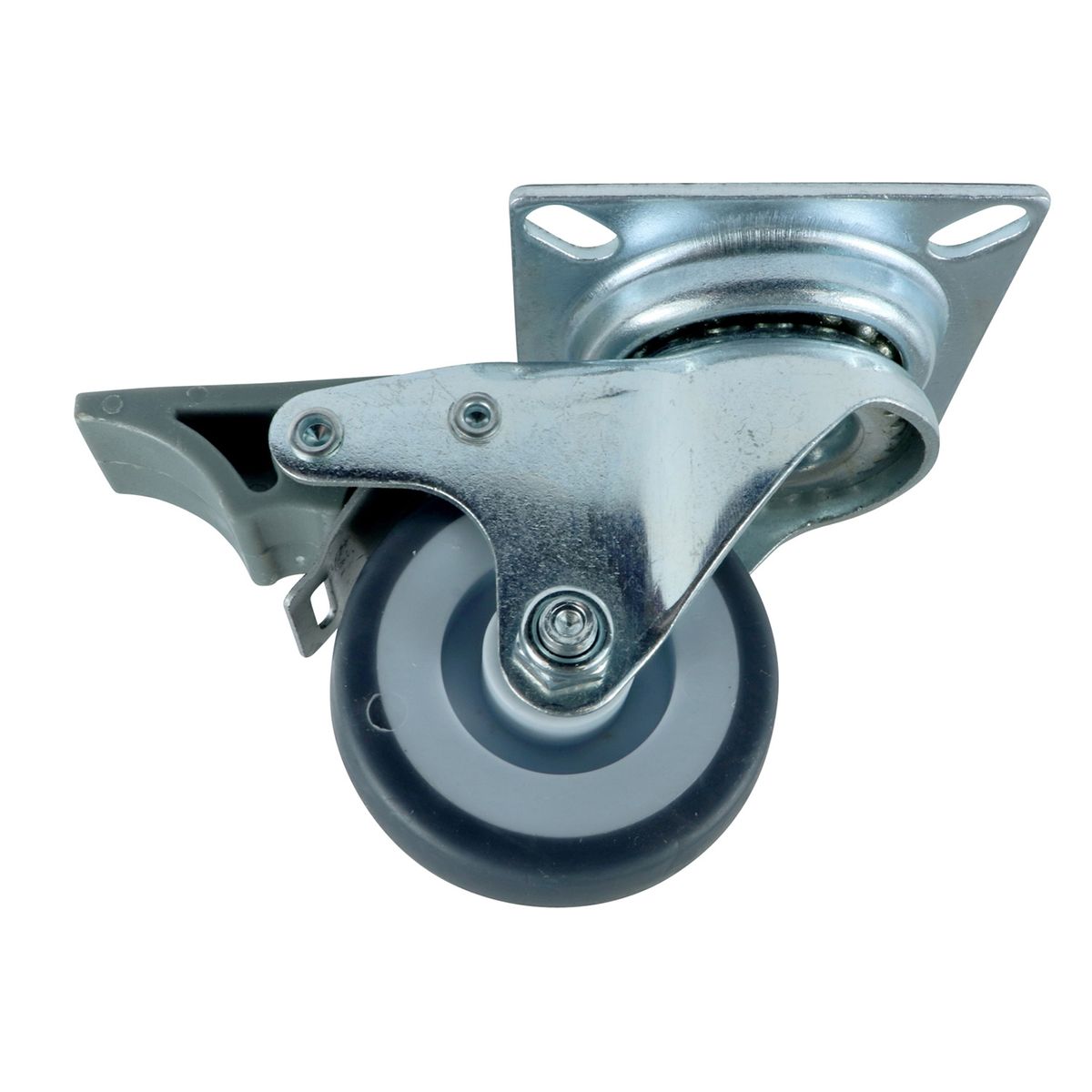 FIXSER - Rueda giratoria con freno tope 40kg