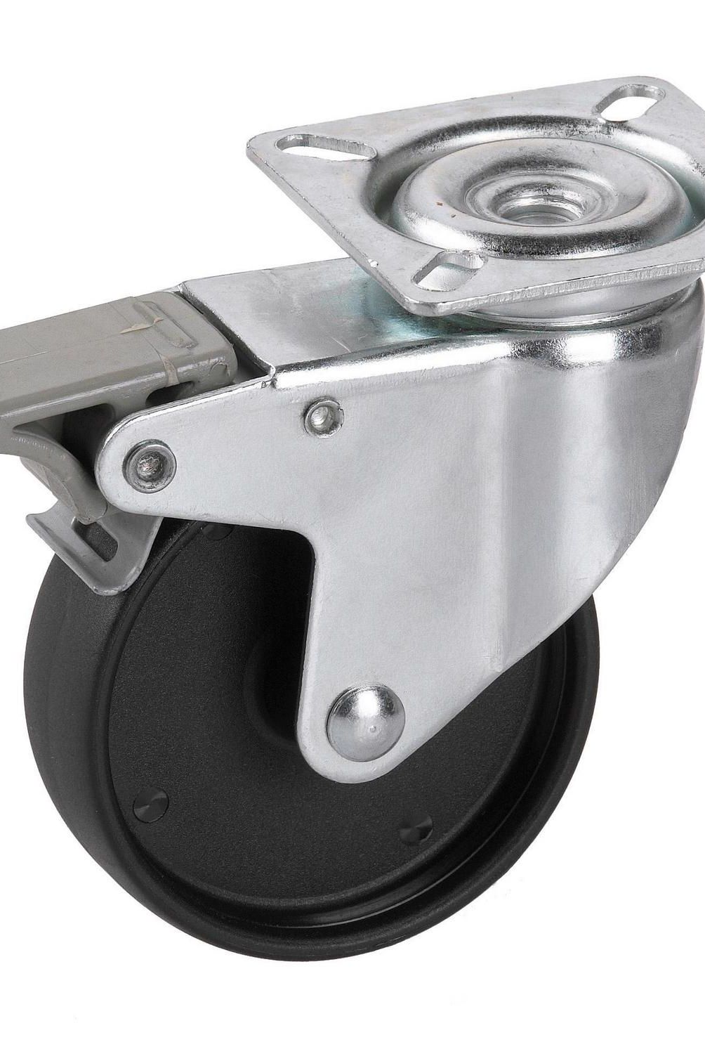 FIXSER - Rueda giratoria con freno plástico 60kg