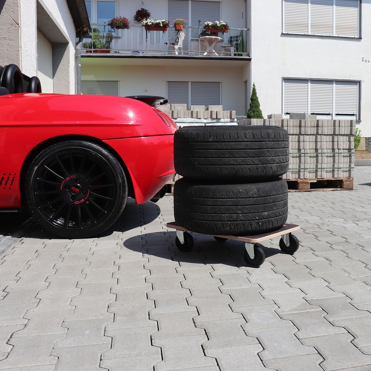 FIXSER - Rueda giratoria plast. 35kg