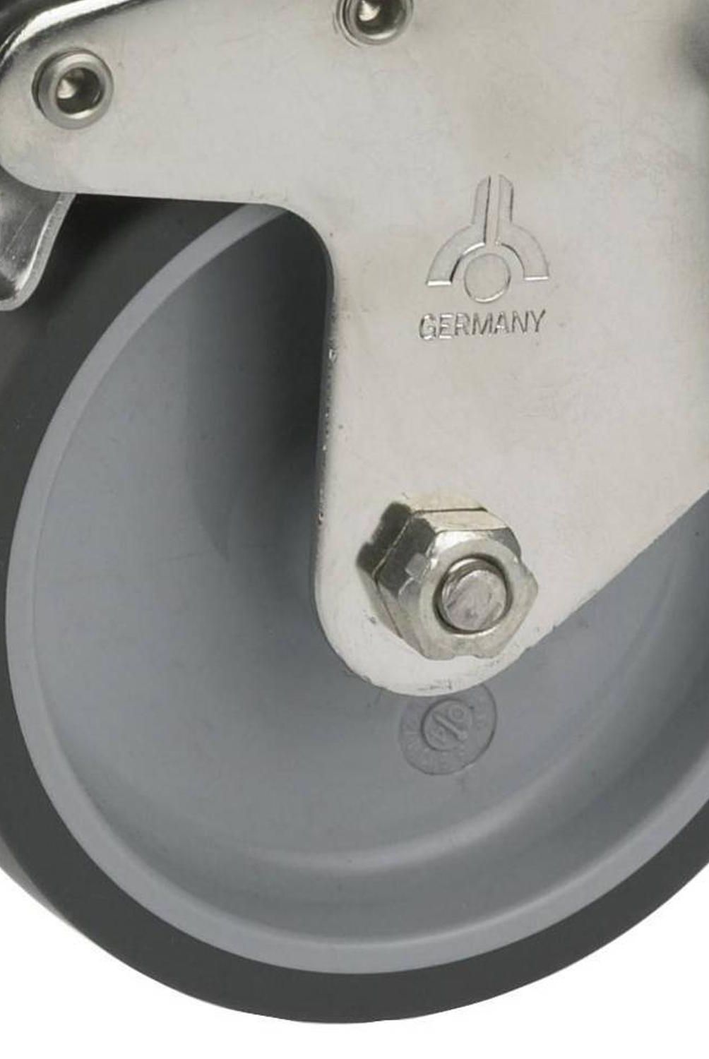 FIXSER - Rueda giratoria con freno tope 40kg