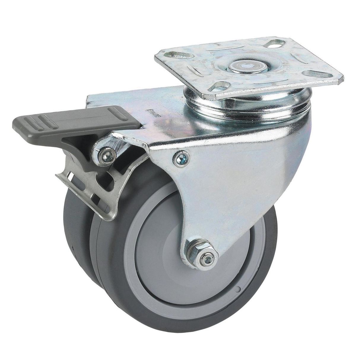 FIXSER - Rueda giratoria con freno 80 kg