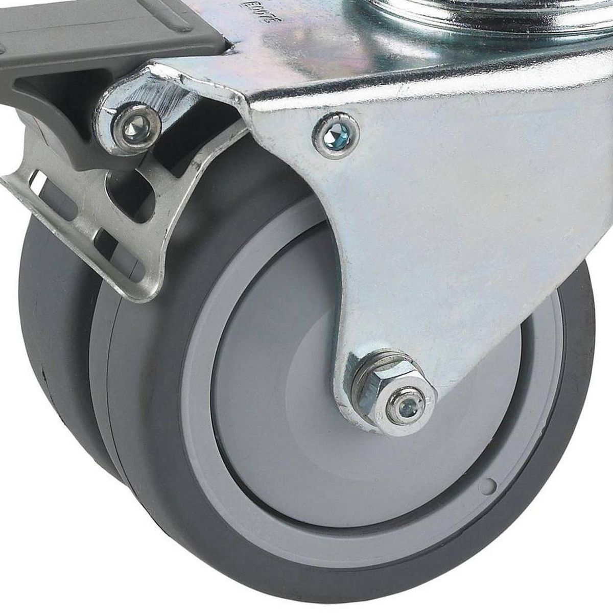 FIXSER - Rueda giratoria con freno tope 100kg