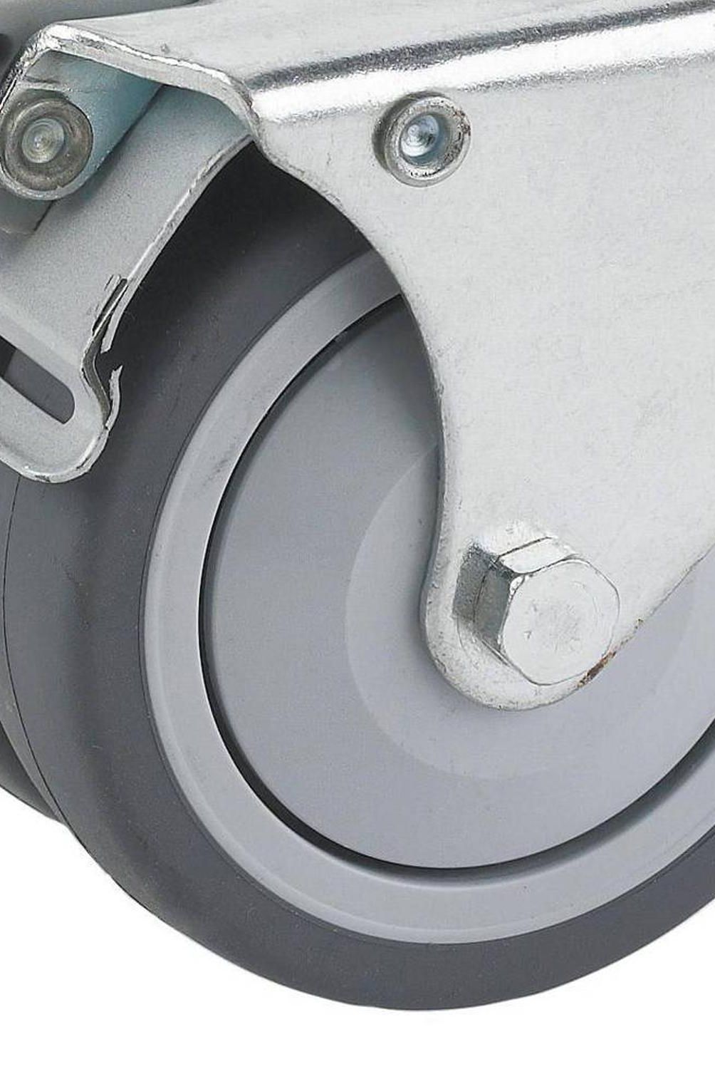 FIXSER - Rueda giratoria con freno tope 80kg