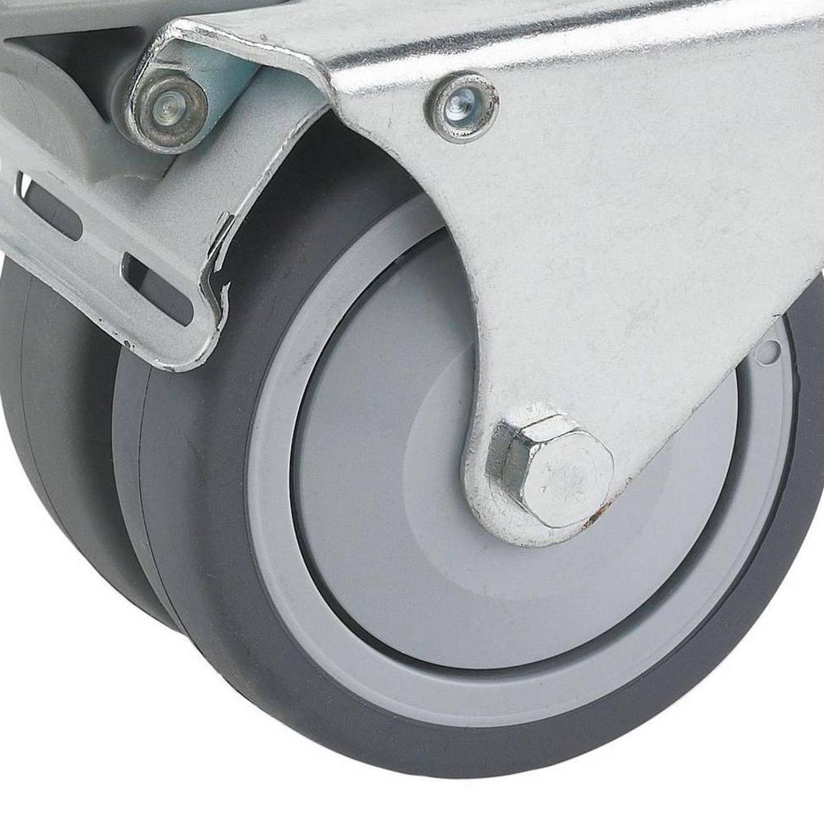 FIXSER - Rueda giratoria con freno tope 80kg