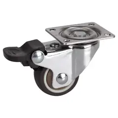 FIXSER - Rueda giratoria con freno 30 kg