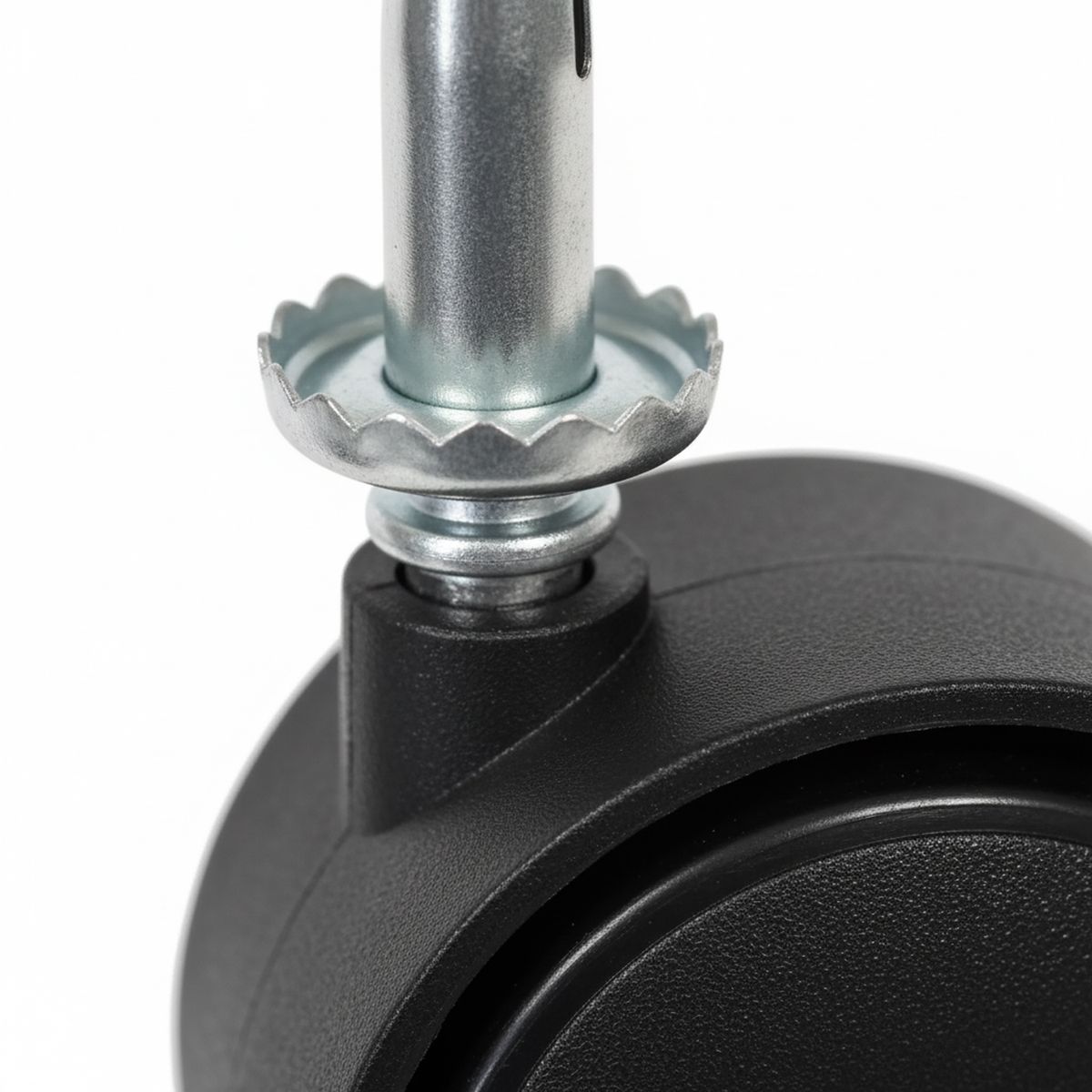 FIXSER - Rueda nylon 2 pulgadas negra