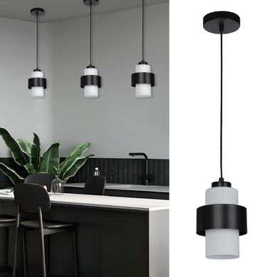 Lmpara colgante Negro 1 luz E27 40W