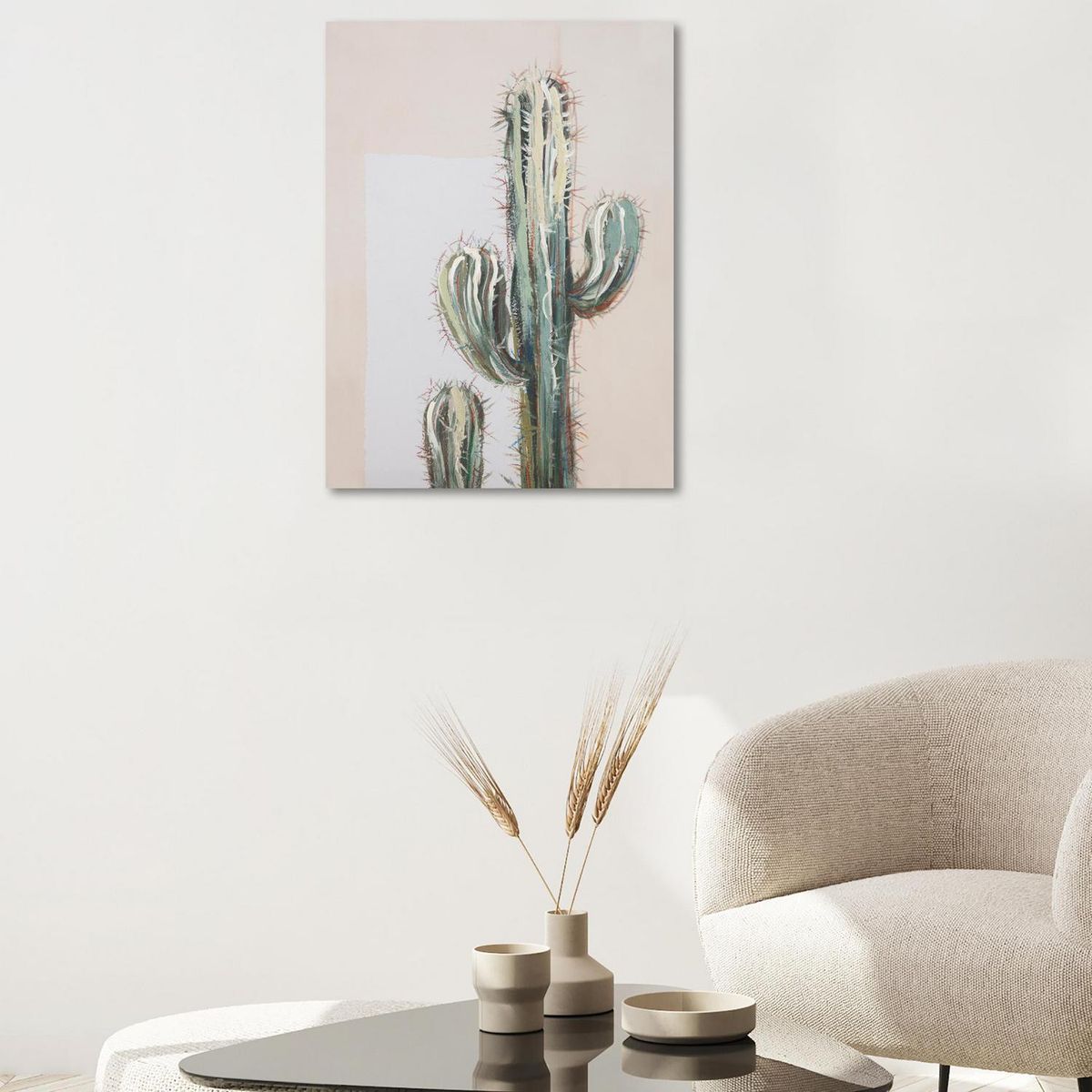 JUST HOME COLLECTION - Canvas Cactus 30x40 cm
