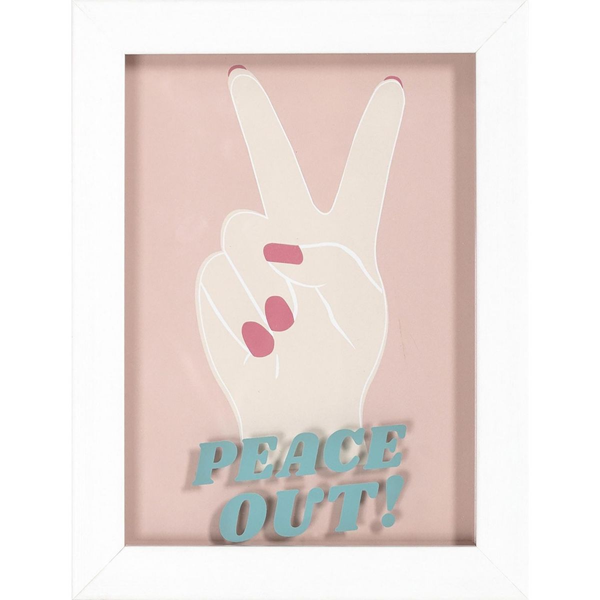 HOMY - Cuadro Peace Out 32x42 cm
