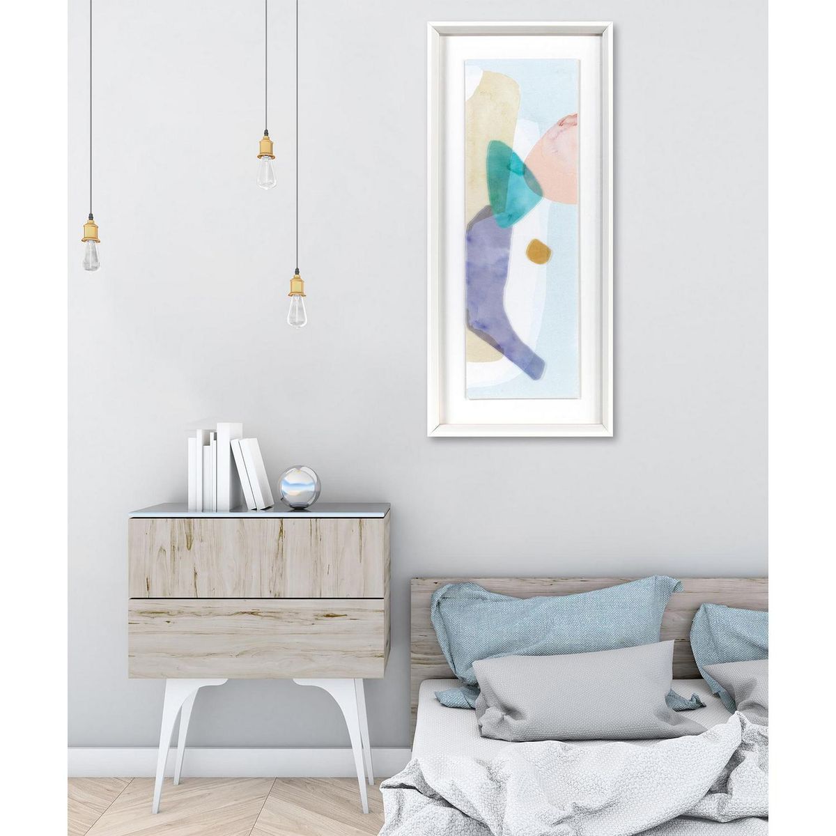 HOMY - Cuadro Decorativo Abstracto 32x72 cm