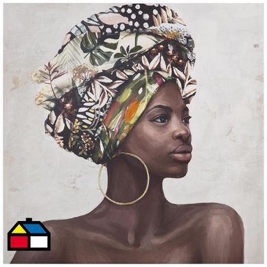 Canvas African Multicolor 2 60x60 cm.