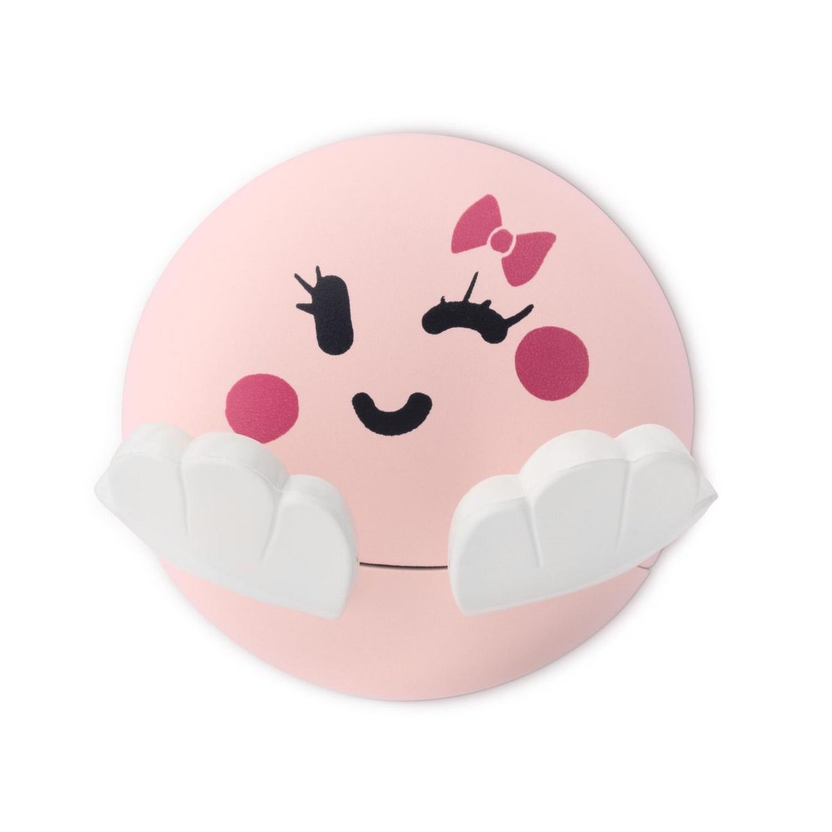 INOFIX - Colgador adhesivo infantil rosado