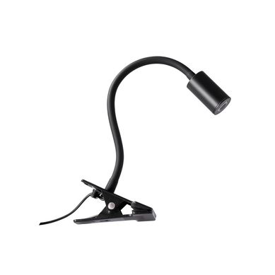 Lmpara de escritorio led clip 3W ln amarillo.