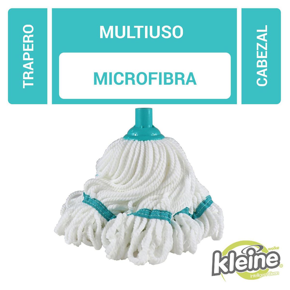 KLEINE WOLKE - Repuesto Trapero Kleine Wolke 29x10 cm Aqua/gris/blanco