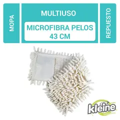 KLEINE WOLKE - Repuesto mopa microfibra pelos 43cm