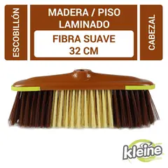 KLEINE WOLKE - Repuesto escoba fibra suave con bordes de goma 32cm
