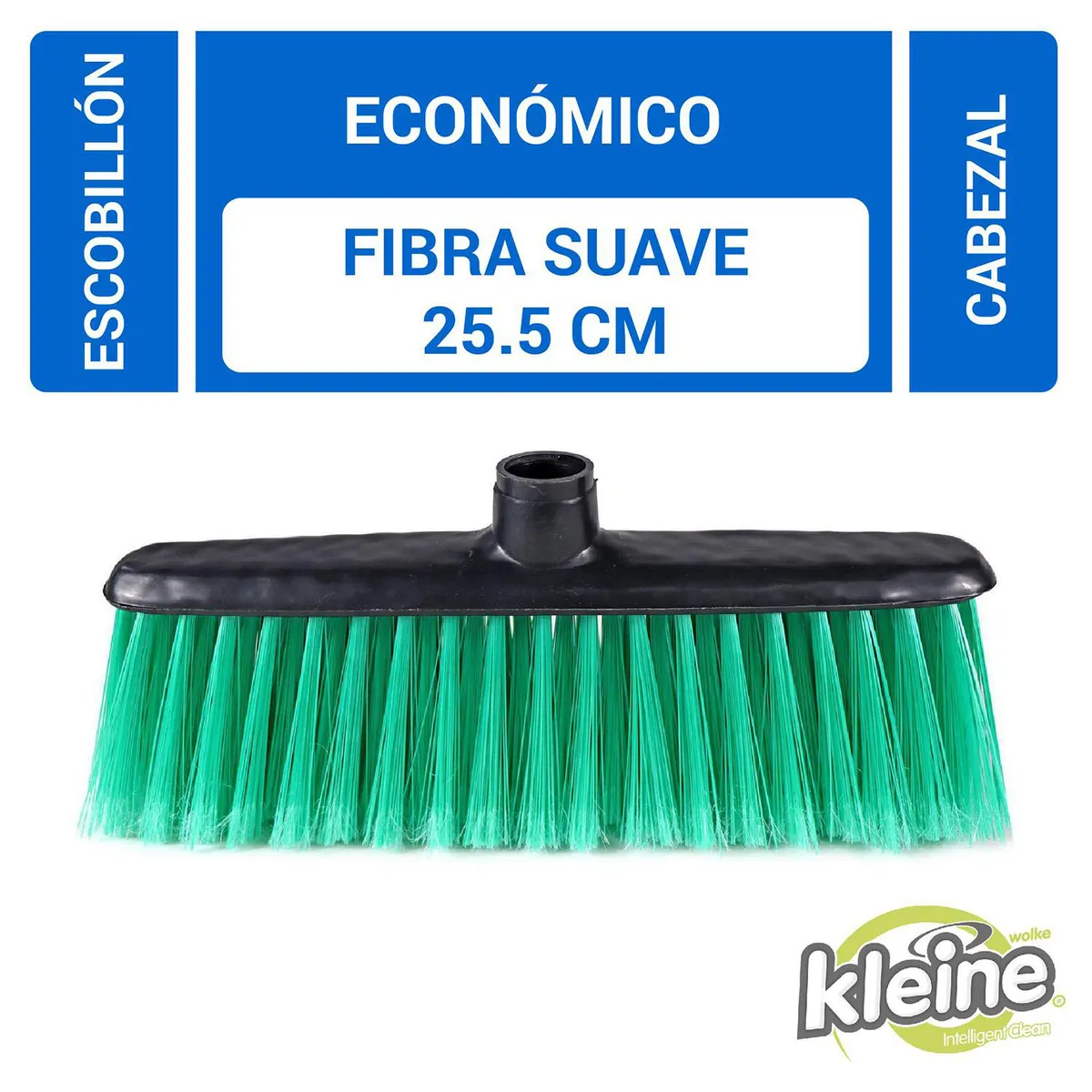 KLEINE WOLKE - Repuesto Escoba Fibra Suave Kleine Wolke 25.5 cm Pp/pet Verde/negro