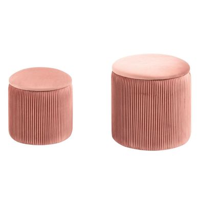 Puff set x 2 Naesala rosa