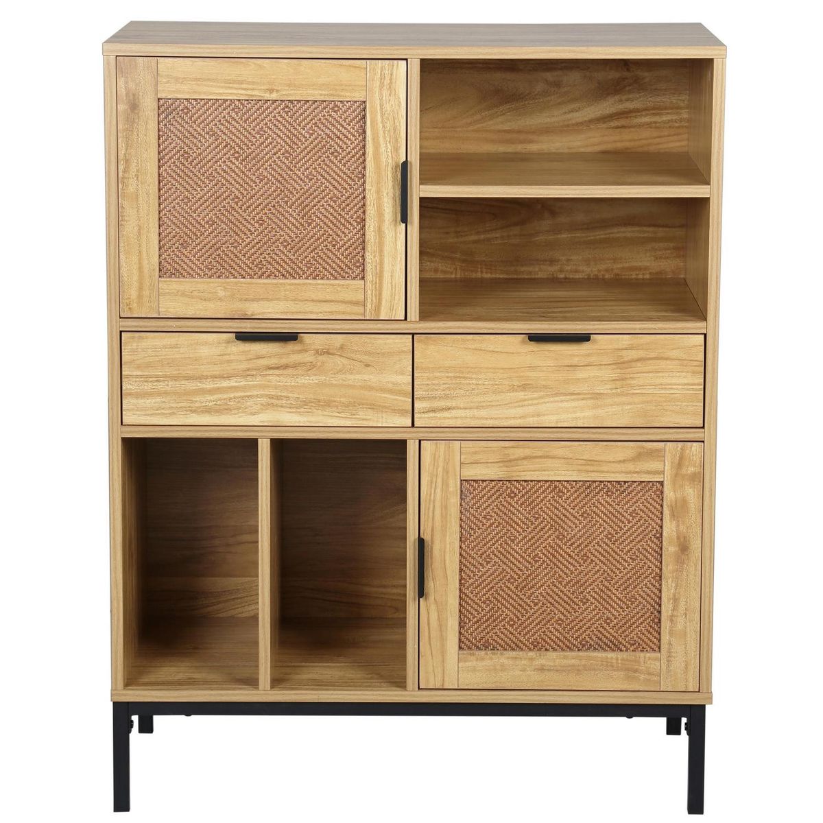 JUST HOME COLLECTION - Aparador ratán 40x78x100 cm