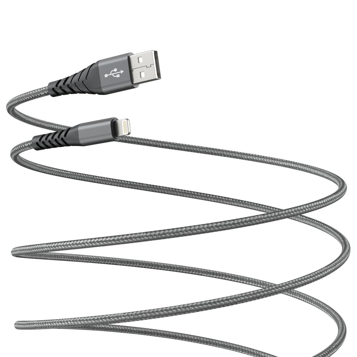 DAIRU - Cable USB a lightning 1.2 metros gris