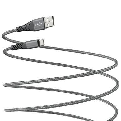 Cable USB a tipo-C 1.2 metros grafito