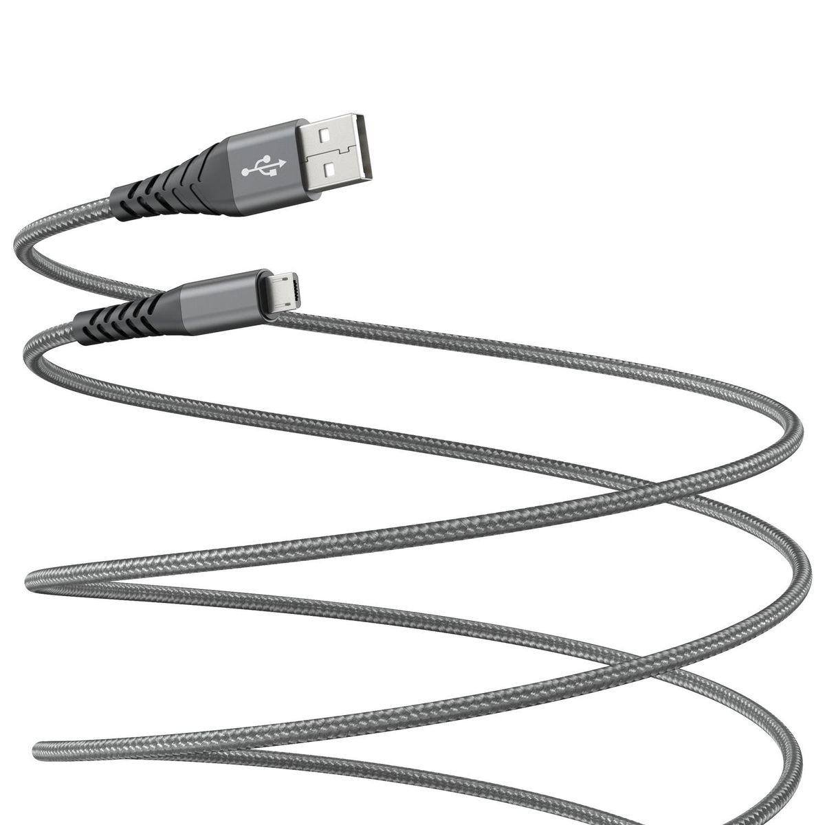 DAIRU - Cable USB a micro 1.2 metros grafito