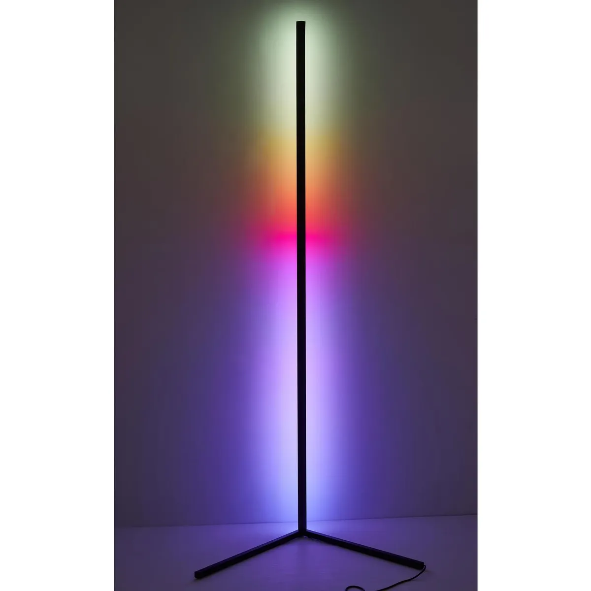 JUST HOME COLLECTION - Lámpara de Pie Thin Negro 42x142