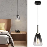 Lámpara Colgante Tunic 1 Luz Metal Negro