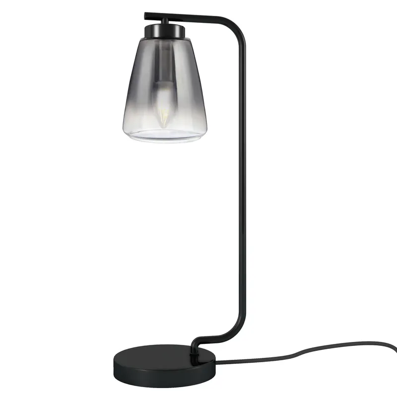 JUST HOME COLLECTION - Lámpara Mesa DT-GL-0191P Gris/Plata 150x540 mm