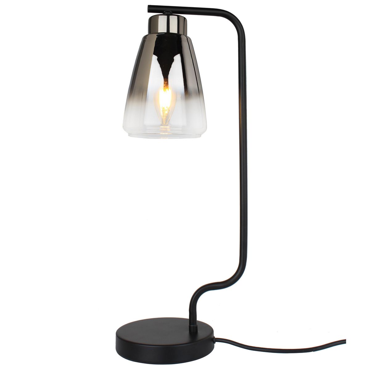 JUST HOME COLLECTION - Lámpara Mesa Tunic Gris 150x540 mm