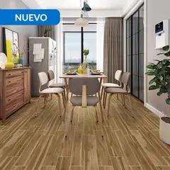 HOLZTEK - Porcelanato 20x100 cm Woody Veta Br Café 1 m2