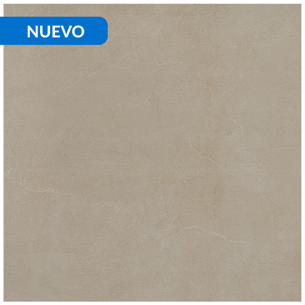 HOLZTEK - Gres Porcelánico 60x60 cm Liso Beige Beige 1.44 m2