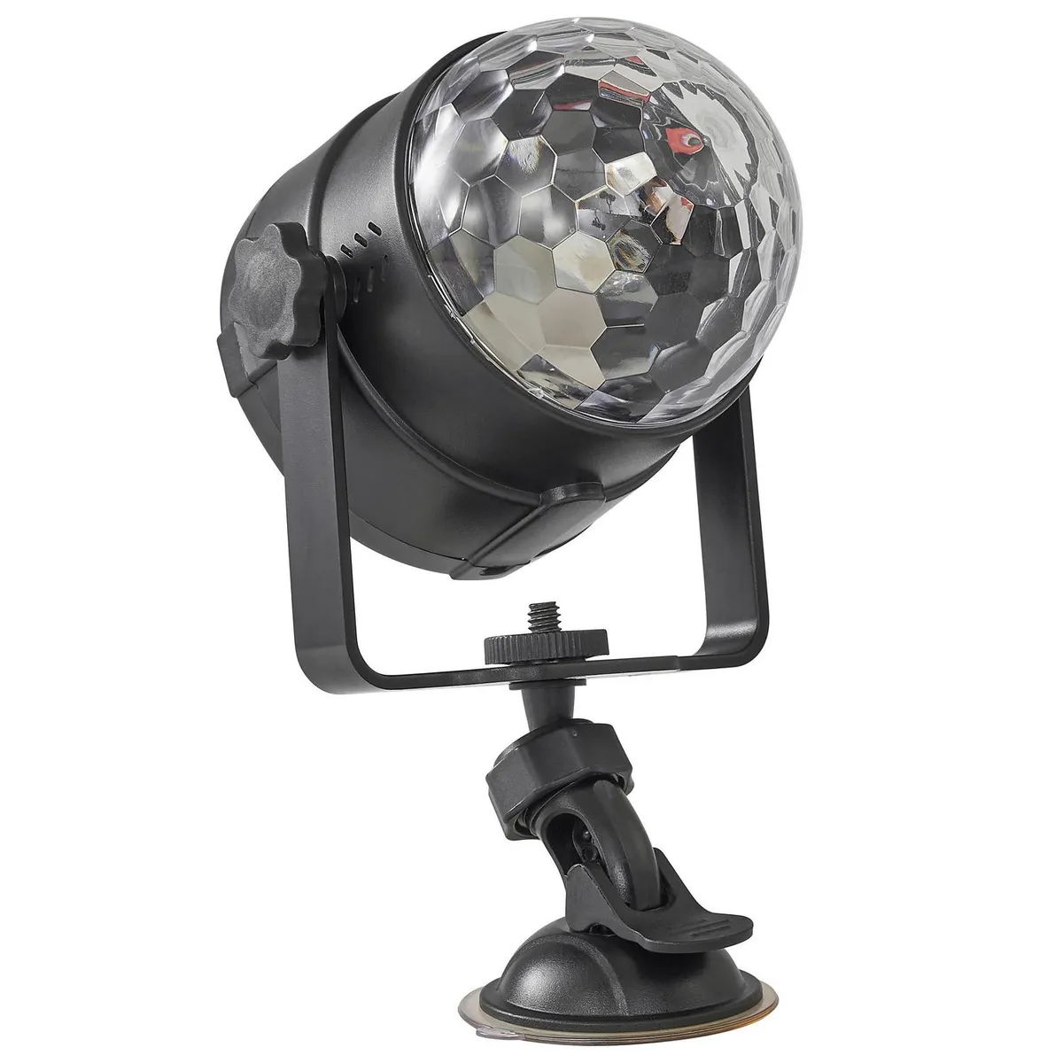 JUST HOME COLLECTION - Foco Luz Led Giratorio Negro 8.5x11 cm