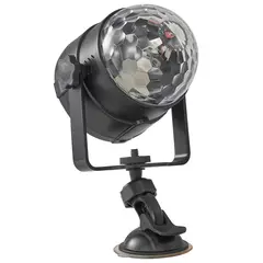 JUST HOME COLLECTION - Foco Luz Led Giratorio Negro 8.5x11 cm