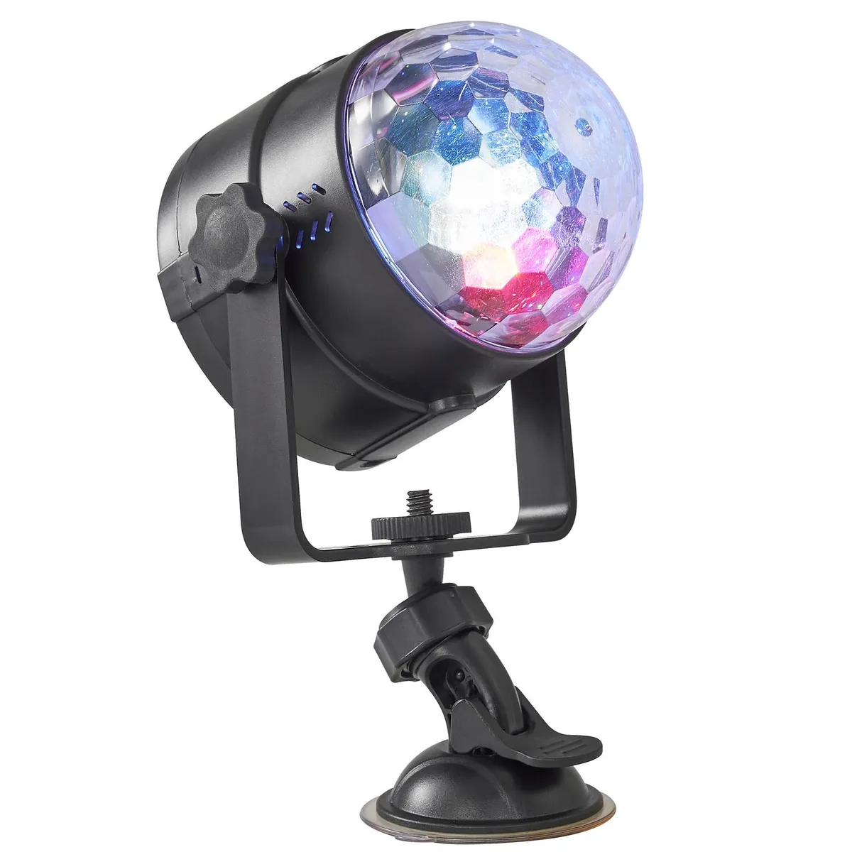 JUST HOME COLLECTION - Foco Luz Led Giratorio Negro 8.5x11 cm