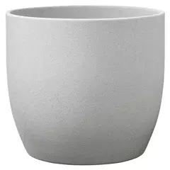 SK - Macetero basel stone gris 24 cm